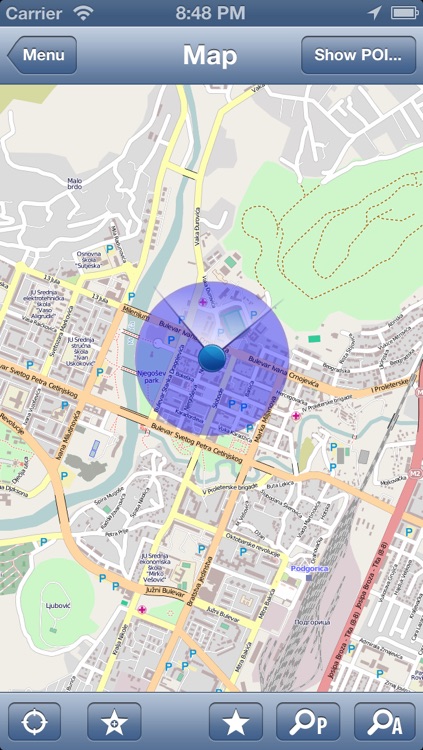 Montenegro Offline Map - PLACE STARS