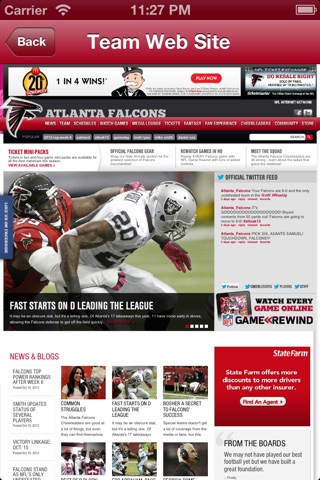 Falcons Fan Static screenshot 4