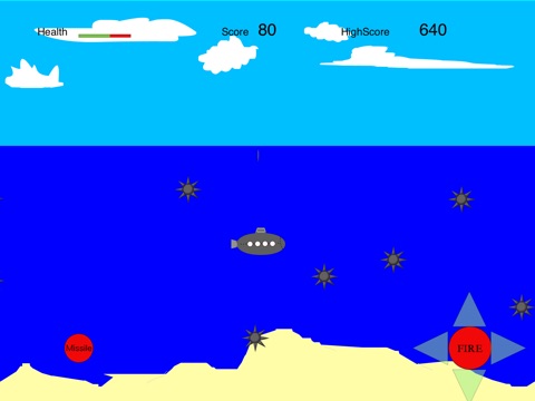 SubmarineShooterGame screenshot 3