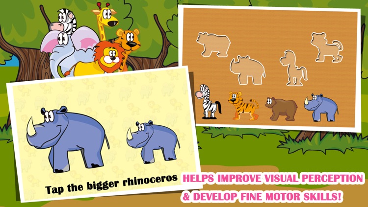 Animals Toddler Preschool FREE -  All in 1 Educational Puzzle Games for Kids screenshot-4