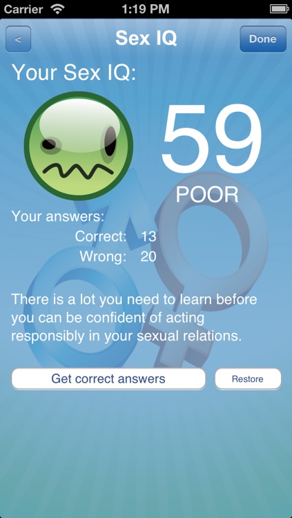 Sex IQ Test FREE