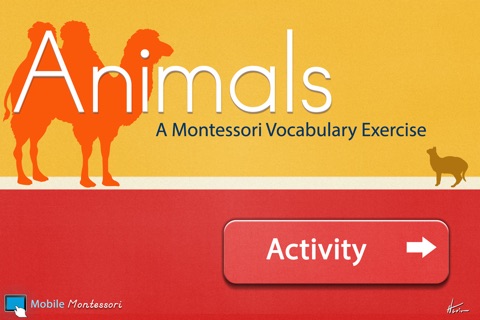 Animals -Montessori Vocabulary screenshot 2