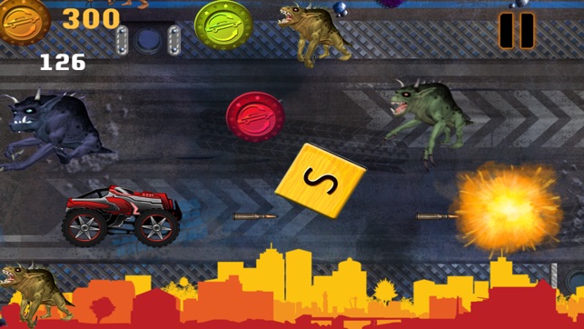Abaiser Monster Trucks Vs Zombies: Free Words War Game(圖4)-速報App