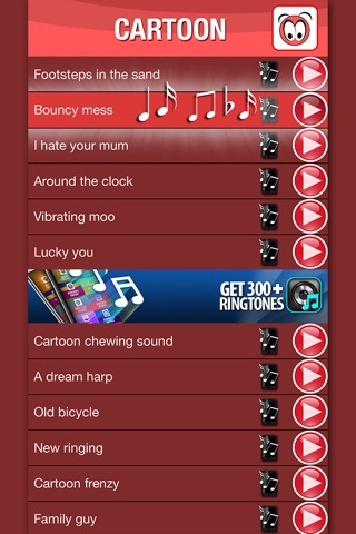 Cartoon Ringtone Maker Pro - Personalize Your Phone With Tons Of Crazy & Funny Sound Effects screenshot 2