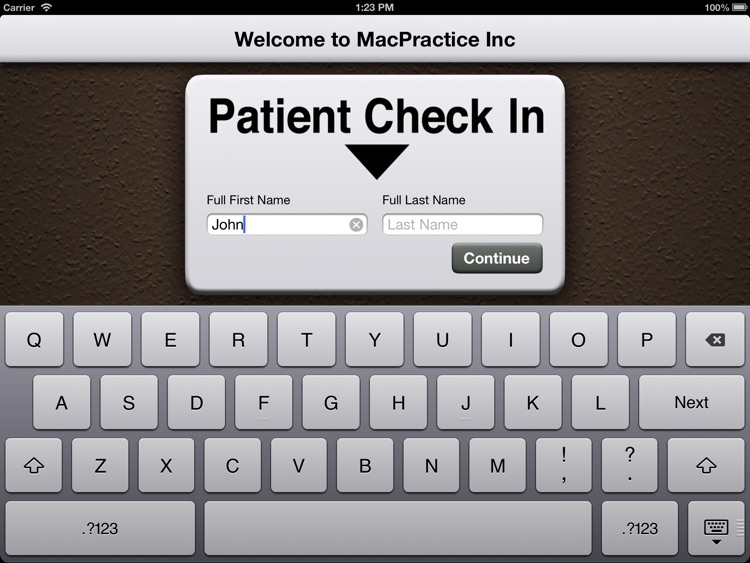 MacPractice Patient Check In 5.0
