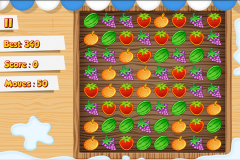 Frozen Fruit Match 3 screenshot 3