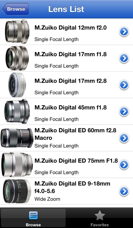 Olympus Lens Buddy - Lenses for Olympus cameras