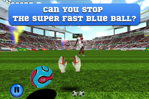 Flick Goalkeeper - Can you stop the soccer ball of a football striker's perfect kick? screenshot 2