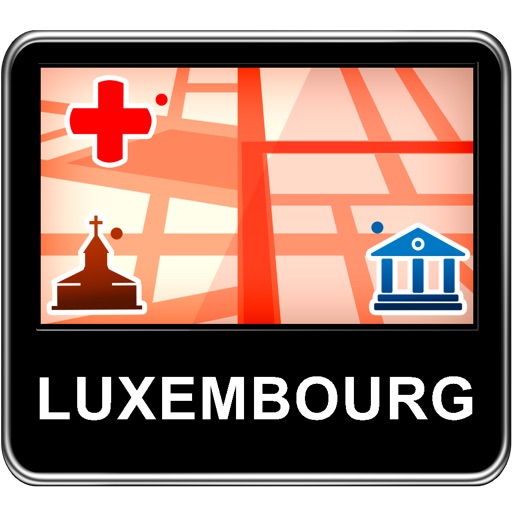 Luxembourg Vector Map - Travel Monster icon