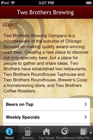 Two Brothers Brewing Co screenshot 2