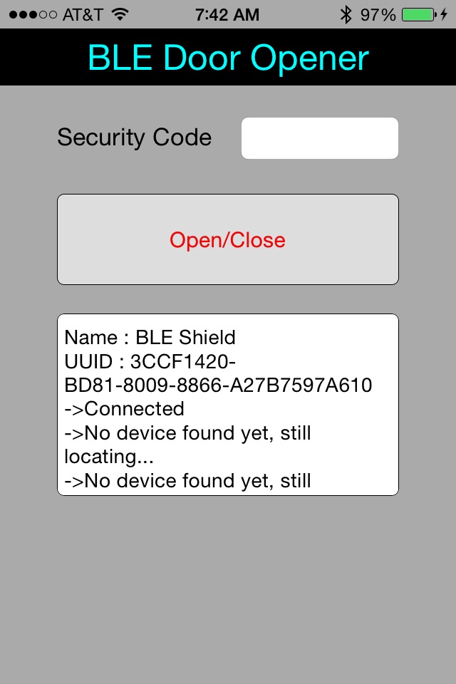 bleOpener Free screenshot 2