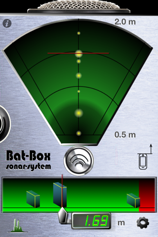 Distance Meter Bat Box sonar analyzer - range finder 2m screenshot 2