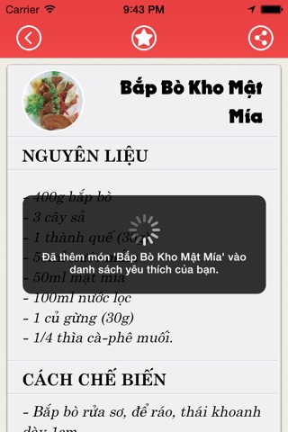 Món ngon Việt screenshot 3