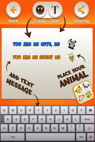 Animated 3D Animal Emoji & Emoticons screenshot 3