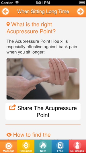 NO Back Pain - Instant Acupressure Self-