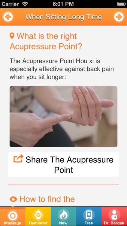 NO Back Pain - Instant Acupressure Self-Treatment with Chinese Massage Points - BASIC Trainer