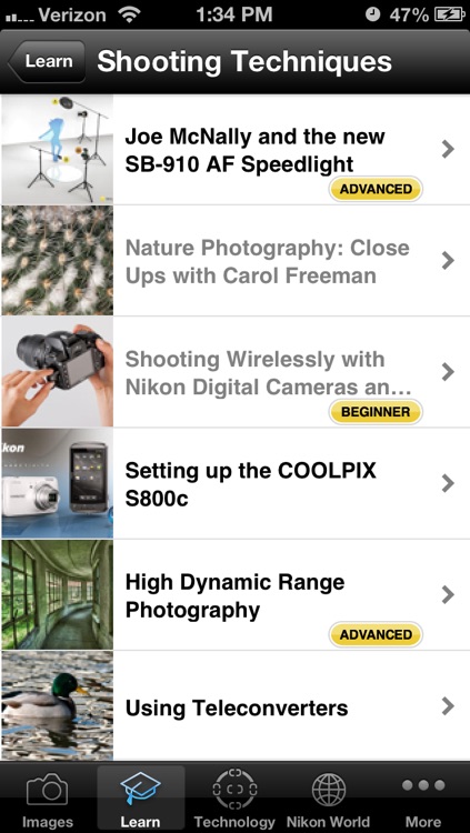 Nikon Learn & Explore - photo tips, techniques and terms screenshot-1