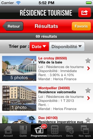 Résidence Tourisme screenshot 3