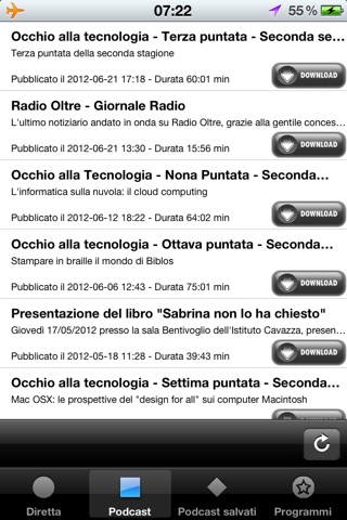 RadioOltre screenshot 2