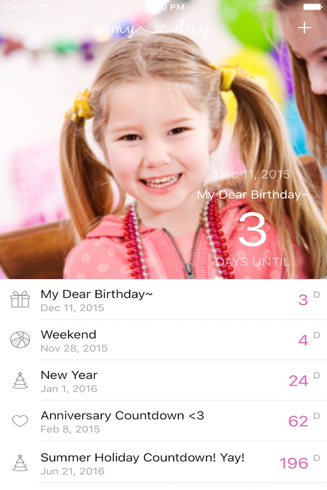 Event Countdown Days Left Counter - Date Reminder Widget, Counting Clock Timer, and Calendar Wallpaper App screenshot 2