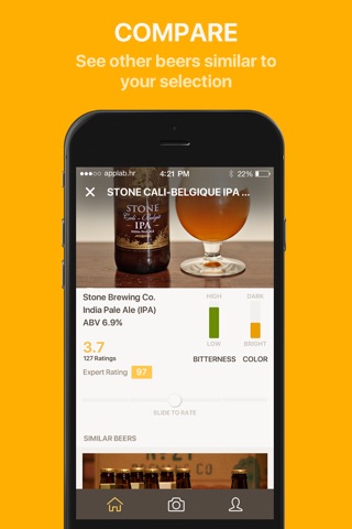 BeerPic - Beer Pic Augmented Reality Rating - Powered by RateBeer screenshot 2