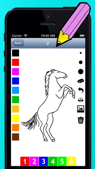 アクティブ！塗り絵の本 子供のための馬の： 学ぶ ペイントや馬を着色するのおすすめ画像2