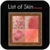 List of Skin diseases