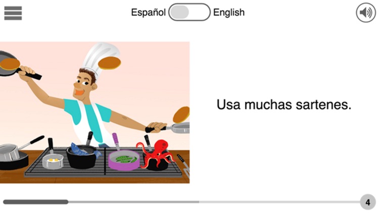 Bilingual Books Spanish "Cooking with Dad"