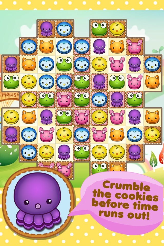 Cookie Crumble : Sweet Cupcakes and Animal Friends - Best Match 3 Puzzle Game - Surprise Edition screenshot 2