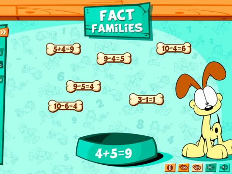 Garfield's Mental Math Games screenshot 4