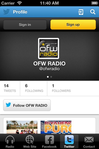 OFW RADIO screenshot 3