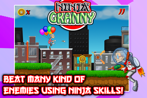 Ninja Granny VS Iron Robots : Day of Revenge edition screenshot 3