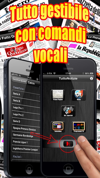 TuttoNotizie Vocale ( tanti giornali italiani e notizie a portata di voce ) screenshot-3