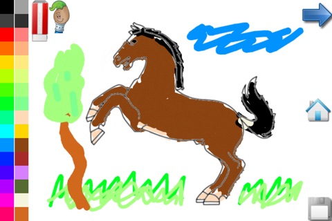 Coloring Book: Horses and Pony ! Coloring Pages for Toddlers screenshot 2