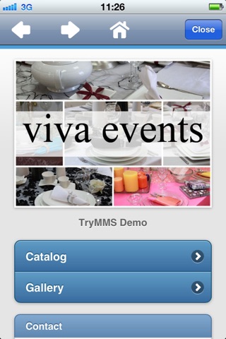 TryMMS Web Card screenshot 3