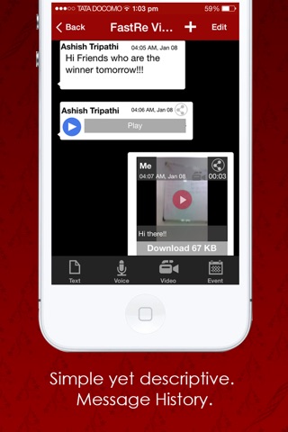 FastRe - Text, Voice, & Video in Groups screenshot 4