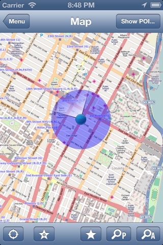 New York City, USA Offline Map - PLACE STARS screenshot 3