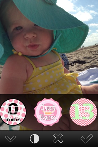 Baby Stickers - Milestones screenshot 2