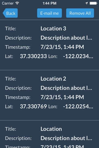 TaggingGPS screenshot 3