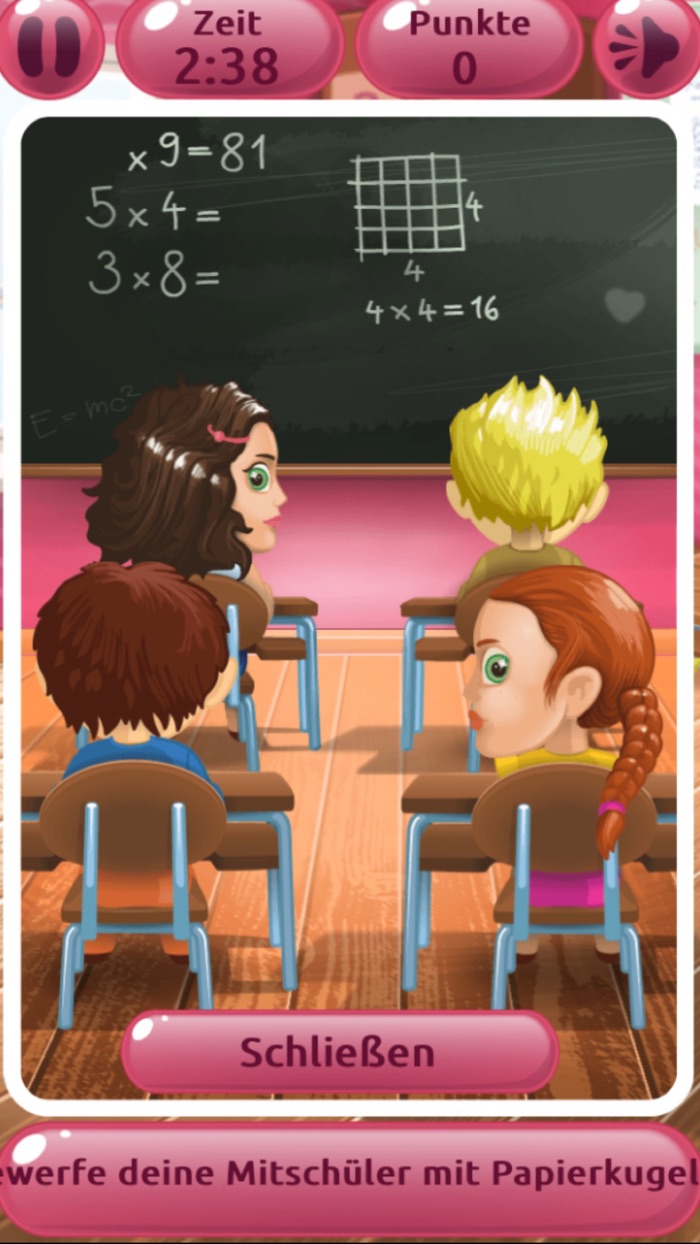 School with Lucy Play a fun  free Slacking Games App for Girls