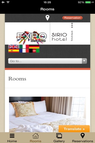 HotelSirio screenshot 2