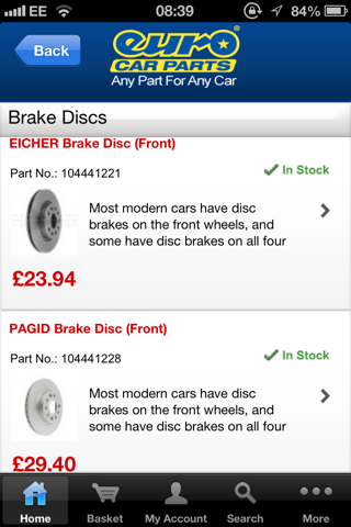 EuroCarParts screenshot 3