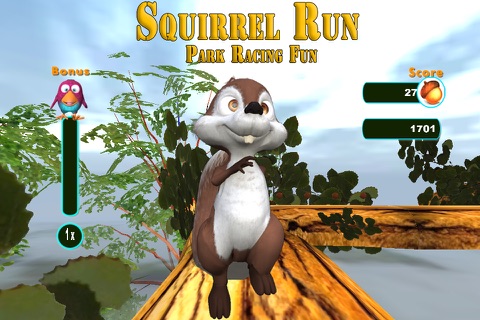 Squirrel Run - Park Racing Fun screenshot 3