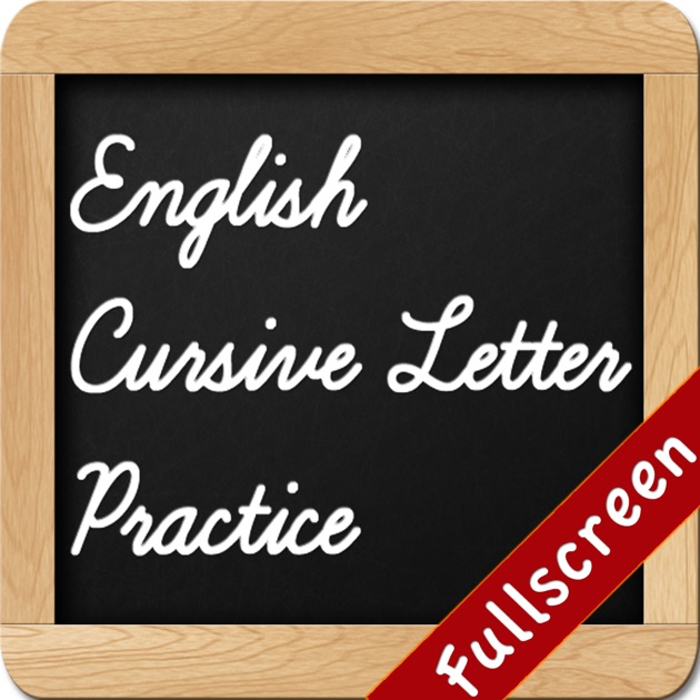 Cursive Practice FullScreen on the App Store