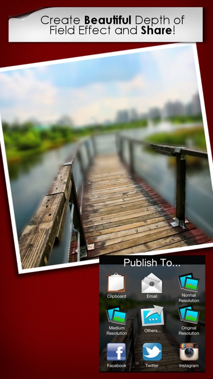 LiveDOF - Blur Tiltshift Animation Creator