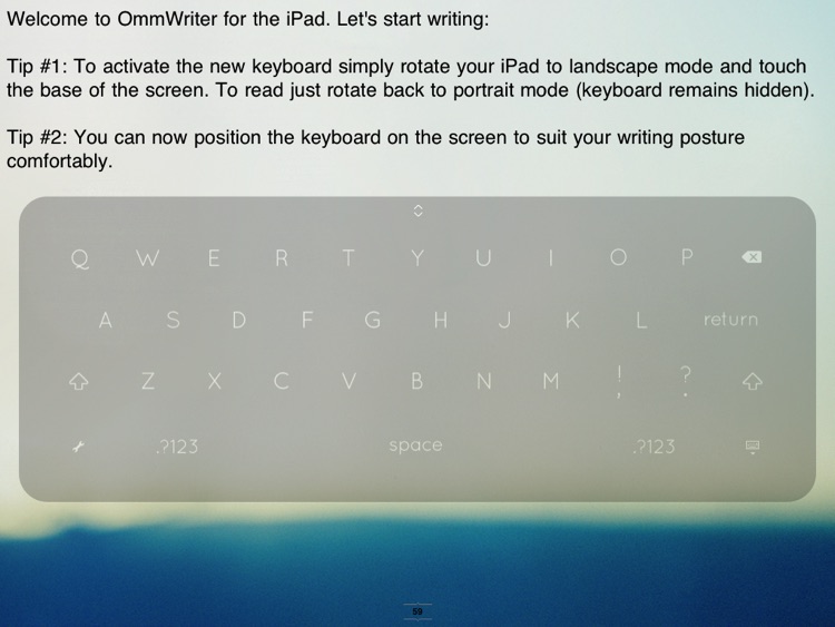 OmmWriter for iPad