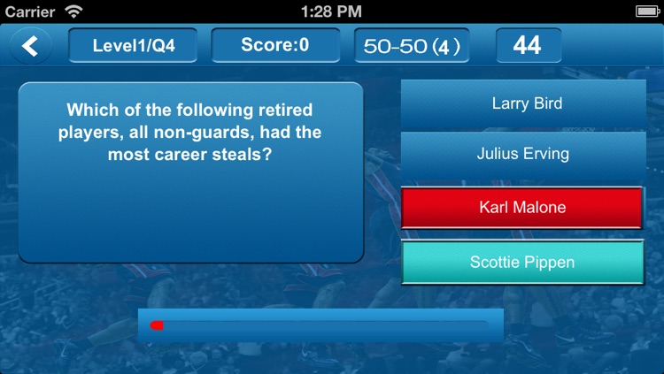 Quiz on Basketball