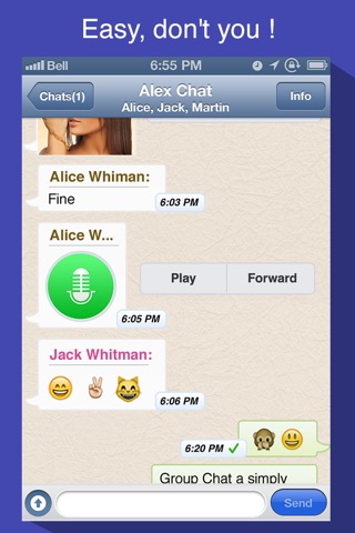 Voice Dictation for WhatsApp - Dictate your messages for the popular messenger screenshot 3