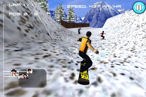 Snowboard Racing ( 3D Racing Games ) screenshot 4