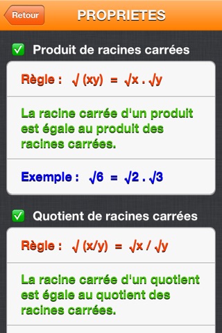 Racines Carrées screenshot 3